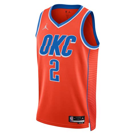 Oklahoma City Thunder Jordan Statement Edition Swingman Jersey - Orange ...
