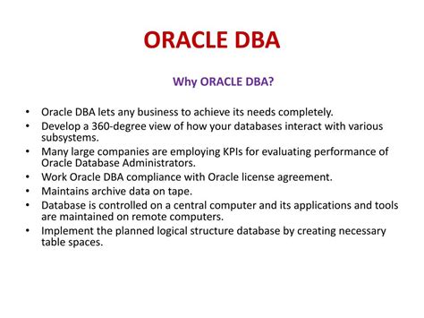 Oracle SQL DBA 的图像结果