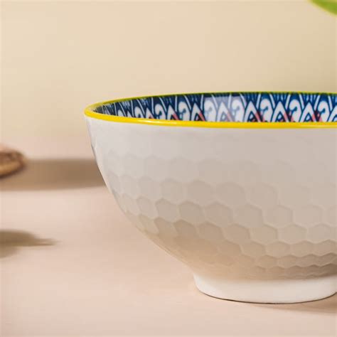 Mandala Snack Bowl & Chopstick Multicolour Set Of 6 Online - Premium ...