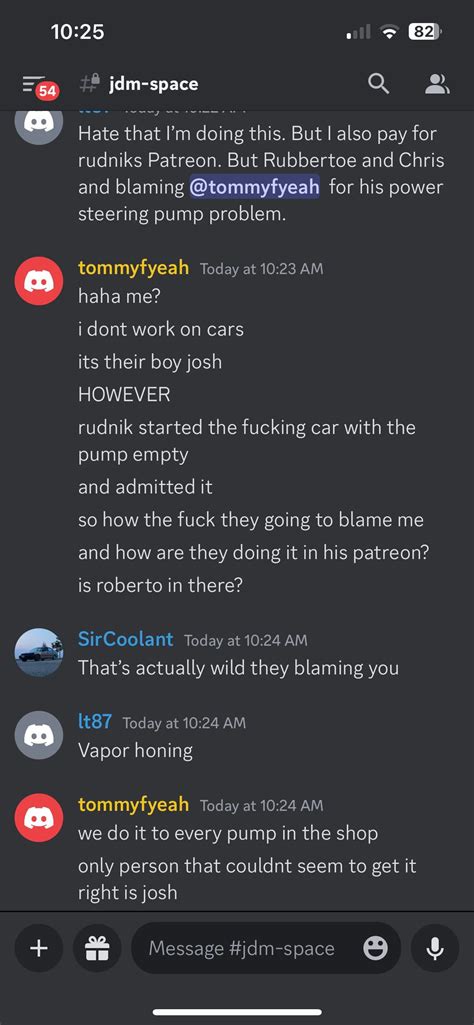 Live leak from Tommy’s discord : r/HaggardGarage