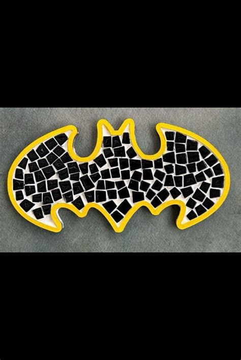 DIY Mosaic Batman – Young Artists Yard