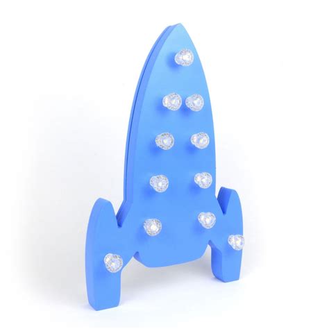 Rocketship Marquee Light – GWD Kids