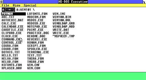 Image result for VirtualBox MS-DOS Windows 1.01