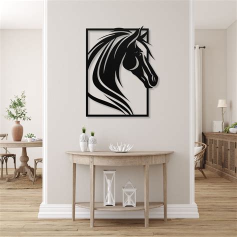 Horse Metal Wall Art Horse Sign Horse Home Decor Horse - Etsy