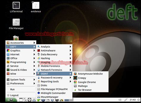 Forensic Investigation Tutorial Using DEFT
