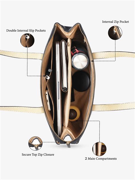 Buy Caprese Roma Medium Black Tote @ 6999 | Caprese Bags