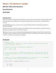 Image result for How to Solve 4 First Order Differential Equations Using Ode45 On MATLAB