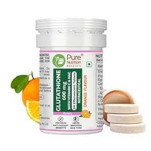 Pure Nutrition L-Glutathione 600mg 3 Effervescent Tablets for Men ...