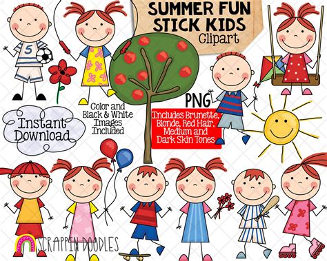 Free Summer Activities Clipart
