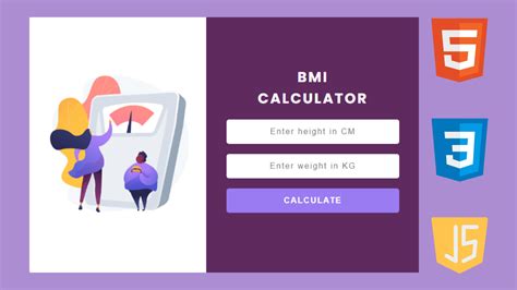 Image result for BMI Calculator in JavaScript