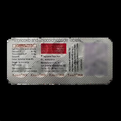 Buy Ezact Mr Tablet 10s Online at Best Price | Medkart