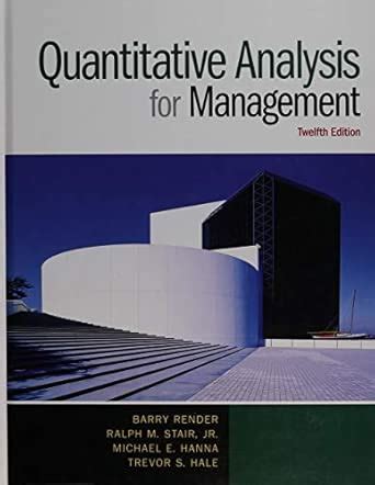 Buy Quantitative Analysis for Management Book Online at Low Prices in ...