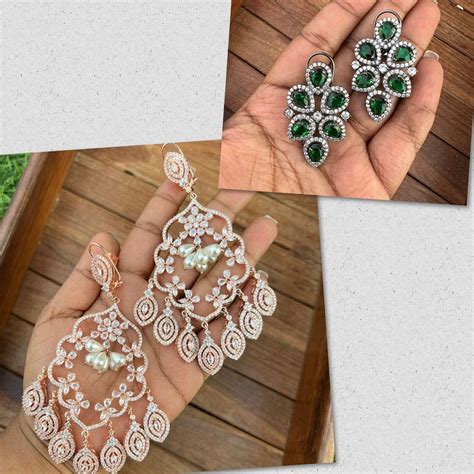 Vithika and urvashi inspired earrings with freebie – Alluring Accessories