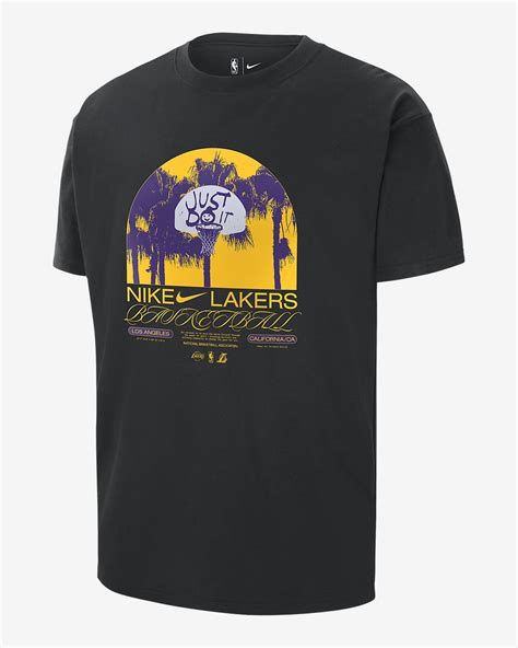 Los Angeles Lakers Courtside Max 90 Men's Nike NBA T-Shirt. Nike SA