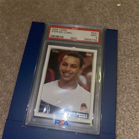 2009-10 Topps Steph Curry #321 Rookie Card Stephen Curry RC PSA 9 Mint ...