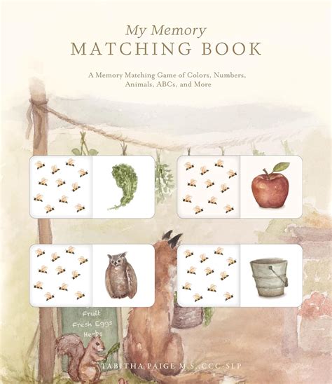 Amazon.com: My Memory Matching Book: A Memory Matching Game of Colors ...