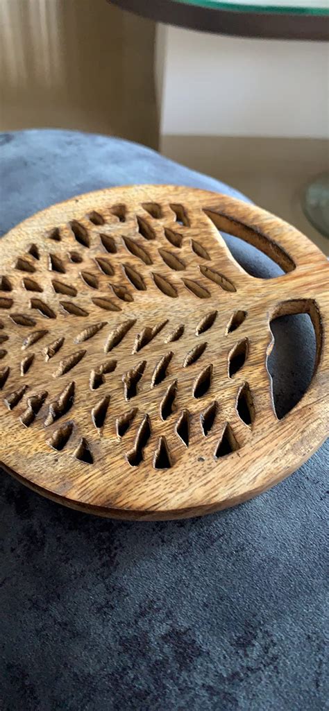 Buy PEBBLECRAFTS Wooden Trivets-Coasters for Kitchen Hot Dishes Dining ...