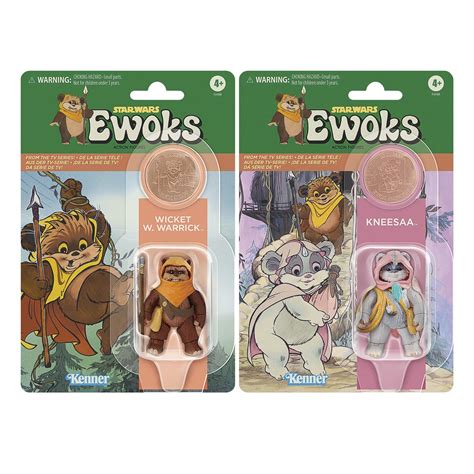 Star Wars The Vintage Collection Ewoks Action Figure 2-Pack - Wicket ...
