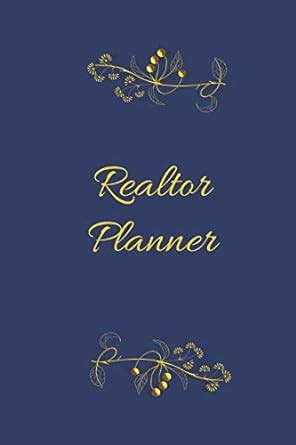 Buy Realtor Planner: Weekly Schedule Format with Daily Agenda Section ...