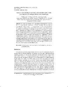 Indices to Assess Quality, Productivity and Sustainable Health of Soils ...