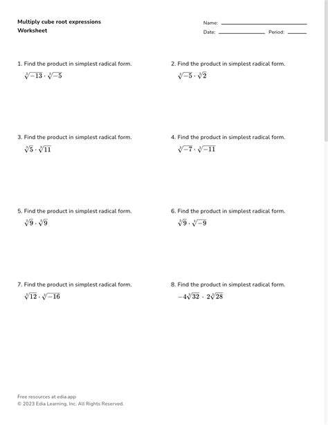 Root Math Worksheet 的图像结果