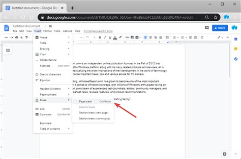 Image result for Google Docs Line Break