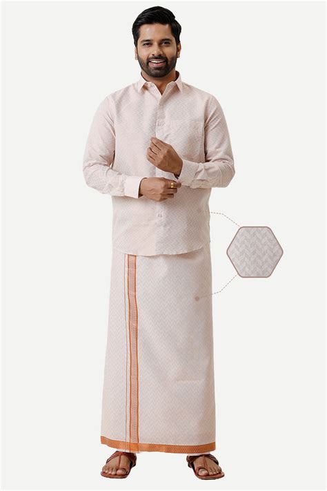 Pattu veshti and shirt for marriage | Uathayam – Tagged "Tissue Set"
