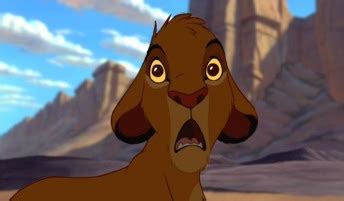 Image result for Simba Scared