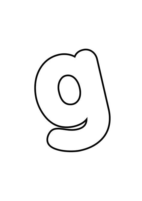 Download Printable Bubble Letter G - Bubble Letters