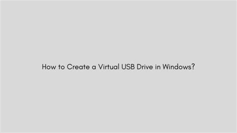 Creating Virtual Ram Using USB Drive 的图像结果