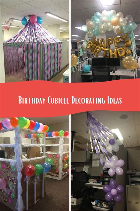 Cutest Cubicle Birthday Decor – 21 Fun Ideas – Pink Pop Design