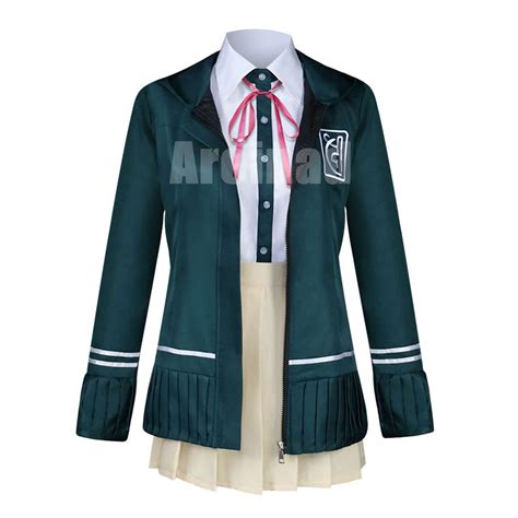 Buy Nanami ChiaKi Cosplay Costume Hoodie Skirt JK School Uniform Set ...