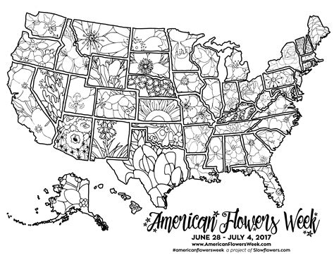 Usa Map Coloring Page Coloring Pages