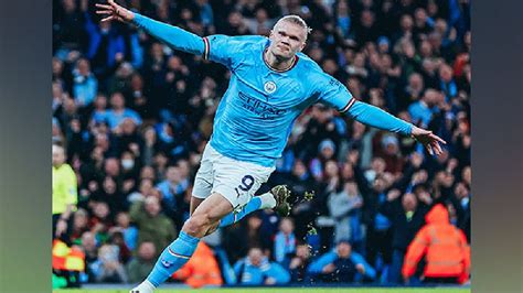 Haaland's hattrick seals Manchester City's trip to Wembley for semi-final