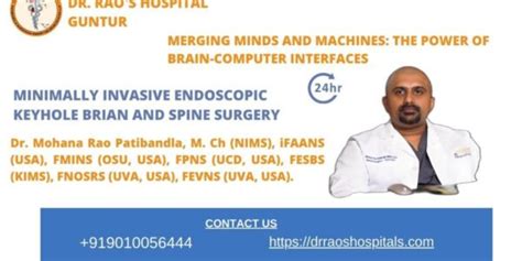 Dr Rao - Dr Mohana Rao Patibandla - Minimally Invasive Neurosurgeon and ...