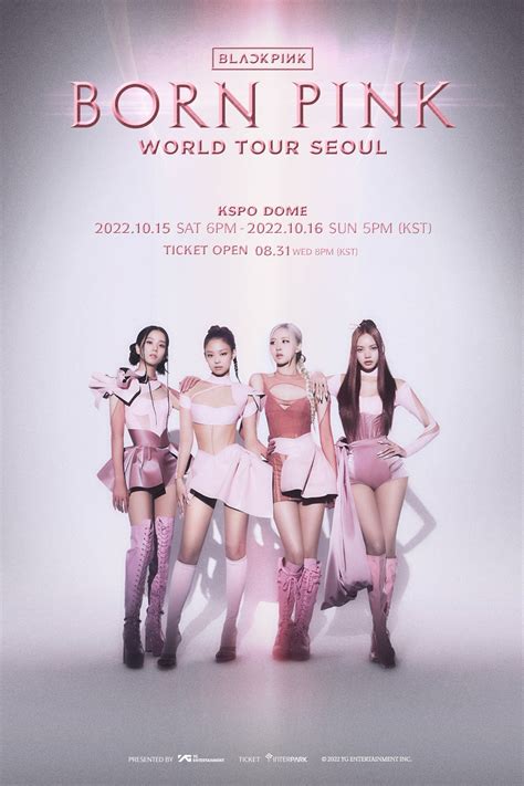 위버스 BLACKPINK 이미지 - BLACKPINK WORLD TOUR [BORN PINK] SEOUL CONCEPT POSTER