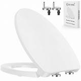 Buy KE KING Toilet Seat, Premium Elongated Toilet Seat with Grip-Tight ...