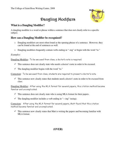 Dangling Modifier Examples in Literature 的图像结果