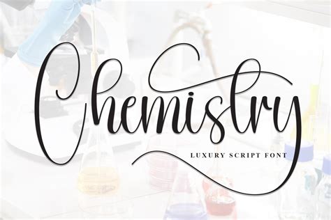 Chemistry Font by andikastudio · Creative Fabrica