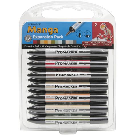 Letraset Manga Expansion ProMaker, Pack of 12 : Amazon.in: Home & Kitchen
