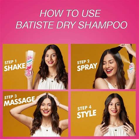 Buy BATISTE INSTANT HAIR REFRESH DRY SHAMPOO - FLORAL & FLIRTY BLUSH ...
