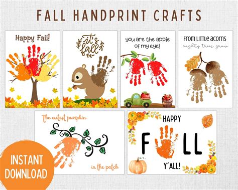 Fun Fall Handprint Crafts With FREE Printables! Leap Of, 56% OFF