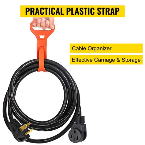 VEVOR Welder Extension Cord 40Amp 50ft 250V, Welding Power Cord with ...