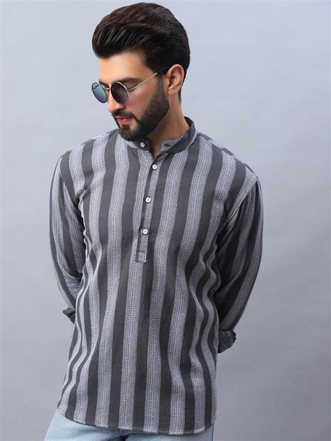 Woven Design Cotton Short kurta for Men – Jompers
