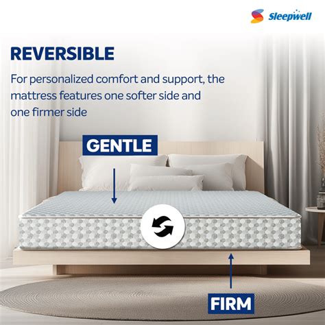 Sleepwell Dual Pro NProfiled Foam Reversible 5-inch Queen Size Bed ...
