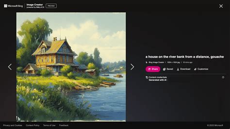 Create Ocean Cove with Bing Image Creator 的图像结果