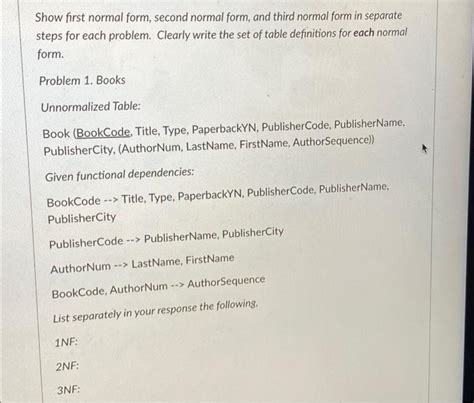 First Normal Form vs Second Normal Form 的图像结果