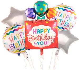 Flipkart.com | Party Hour Printed Happy Birthday to You Foil Balloon ...