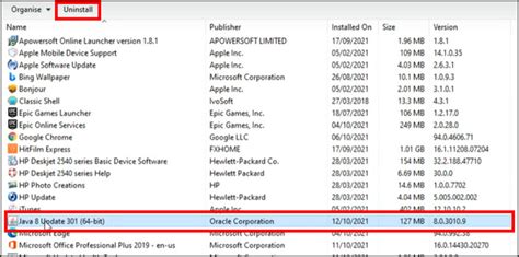 How to Remove Java Windows 10 的图像结果