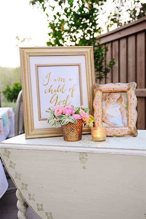 DIY Gold Baptism Sign | Girl baptism party, Baptism party decorations ...